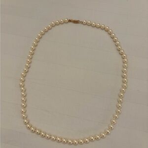 Vintage Monet Pearl Necklace